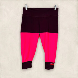 NWT Adidas by Stella McCartney SC 3/4 Tights Cropped Purple Pink Size‎ Medium